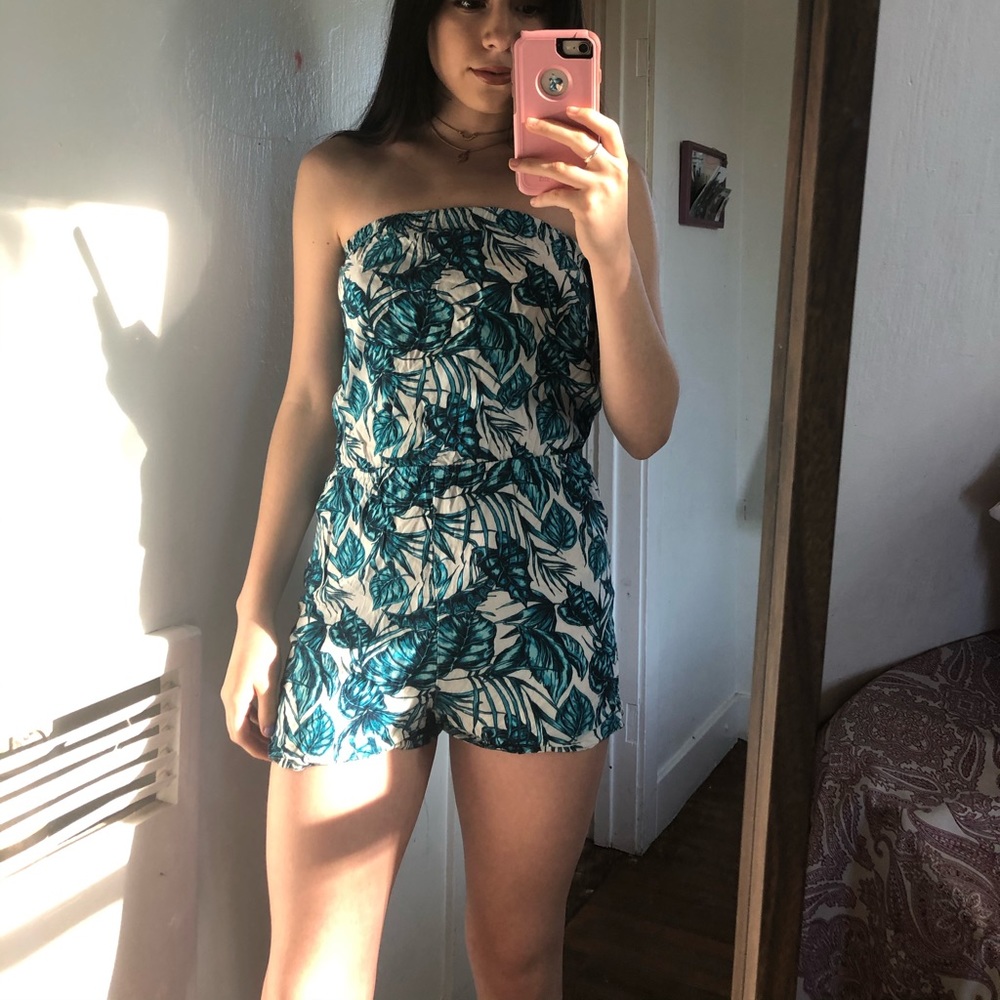 Blue romper